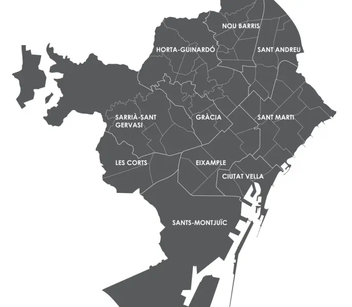 Barcelona and its neighbourhoods