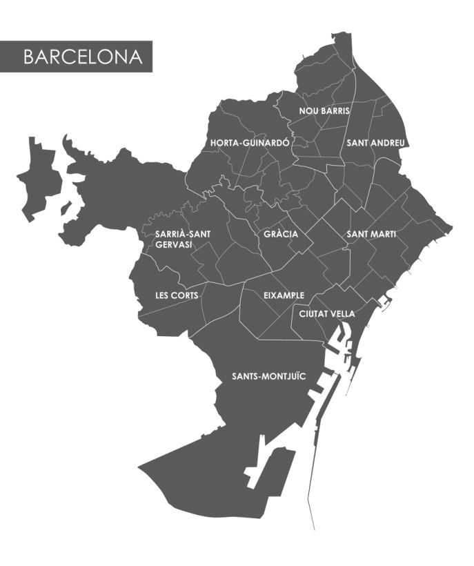 Barcelona and its neighbourhoods