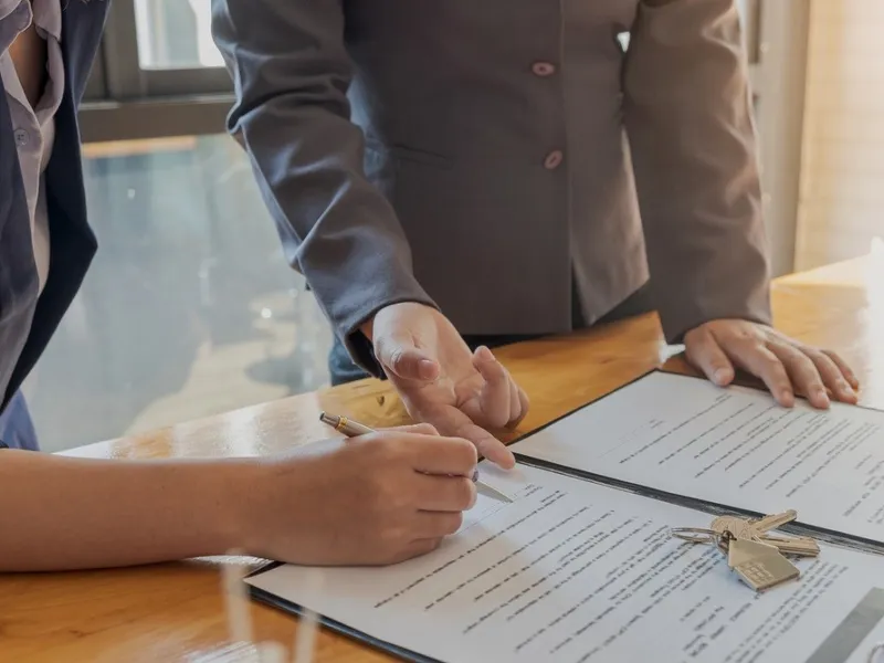 Trust a real estate agent for peace of mind